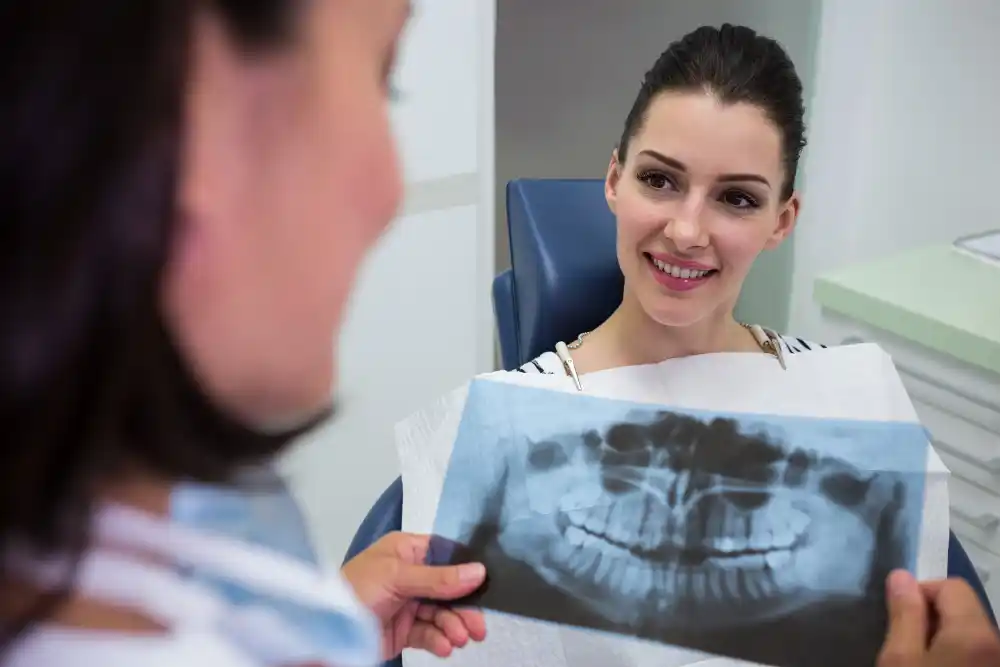 patient in dental chair